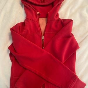 Red Lululemon Zip Up